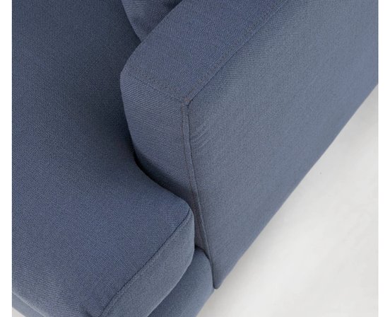 Martha Fixed sofa in indigo blue fabric