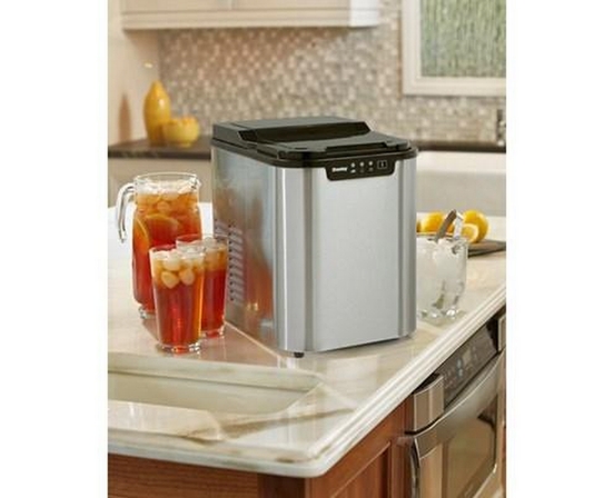 Danby 25 lbs. Countertop Ice Maker in Stainless Steel  - DIM2500SSDB