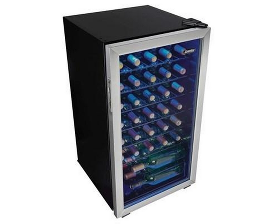 Danby 36-Bottle Freestanding Wine Cooler With Led Lighting - DWC036A1BSSDB-6