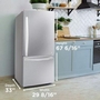 Danby 30-Inch, 18.7 Cu.Ft. Freestanding Bottom Freezer Refrigerator With Led Lighting - DBM187E1SSDB