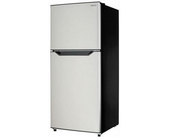 Danby 23.44-Inch, 11.6 Cu. Ft. Freestanding Top Freezer Refrigerator - DFF116B2SSDBR