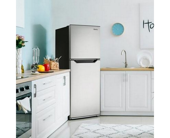 Danby 23.44-Inch, 11.6 Cu. Ft. Freestanding Top Freezer Refrigerator - DFF116B2SSDBL