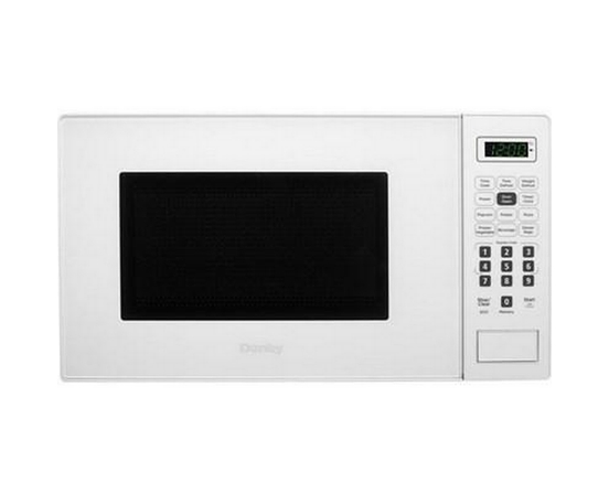 Danby 17-Inch, 0.7 Cu.Ft. Countertop Microwave Oven With 6 Auto Cook Options - DBMW0721BWW