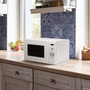 Danby 17-Inch, 0.7 Cu.Ft. Countertop Microwave Oven With 6 Auto Cook Options - DBMW0721BWW