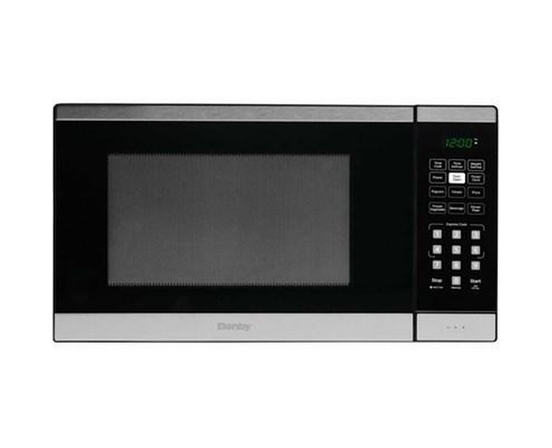 Danby 19-Inch, 0.9 Cu.Ft. Countertop Microwave Oven With 6 Convenient Auto Cook Options - DBMW0925BBS
