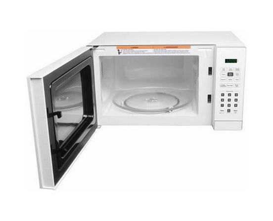 Danby 20-Inch, 1.1 Cu.T. Countertop Microwave Oven With 6 Convenient Auto Cook Options - DBMW1121BWW