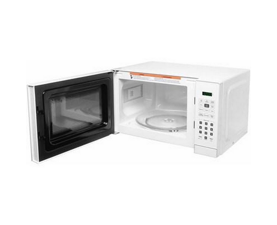 Danby 20-Inch, 1.1 Cu.T. Countertop Microwave Oven With 6 Convenient Auto Cook Options - DBMW1121BWW