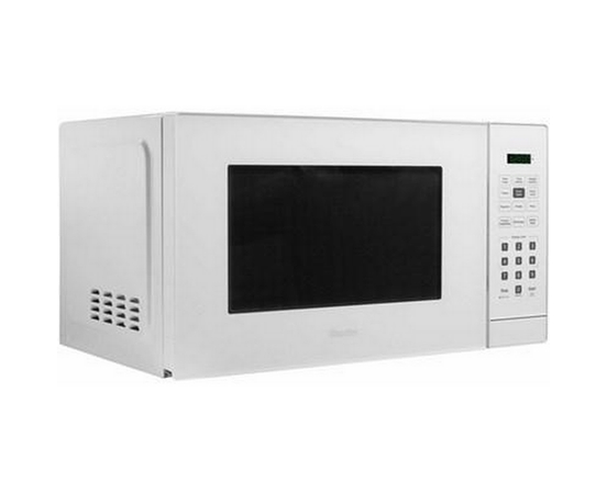 Danby 20-Inch, 1.1 Cu.T. Countertop Microwave Oven With 6 Convenient Auto Cook Options - DBMW1121BWW