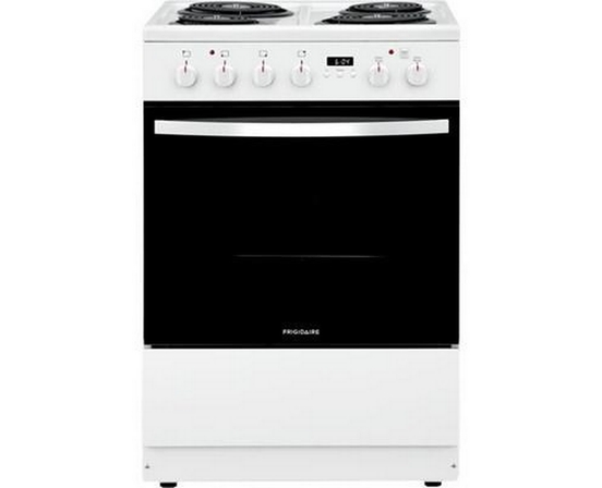Frigidaire 24-Inch Freestanding Electric Range With Convection Technology - FCFC241CAW