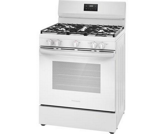 Frigidaire 30-Inch Freestanding Gas Range With 5 Burners - FCRG3052BW