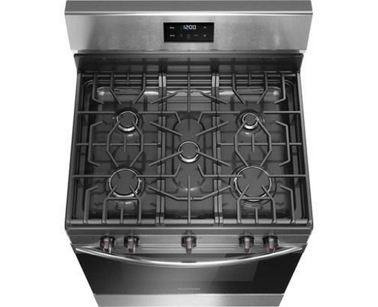 Frigidaire 30-Inch Freestanding Gas Range With 5 Burners - FCRG3052BS