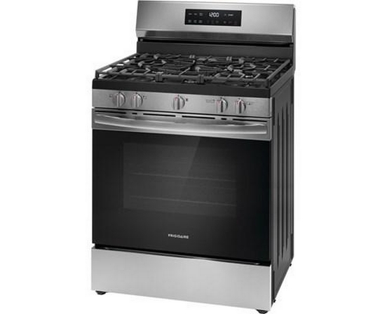 Frigidaire 30-Inch Freestanding Gas Range With Even Baking Technology - FCRG3062AS