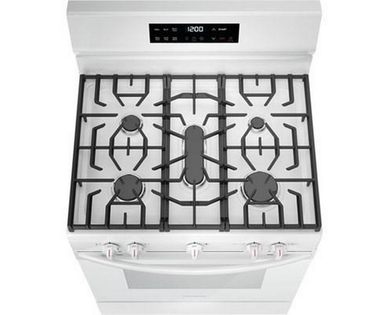Frigidaire 30-Inch Freestanding Gas Range With Even Baking Technology - FCRG3062AW