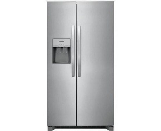Frigidaire 33-Inch, 22.2 Cu.Ft. Freestanding Side-By-Side Refrigerator With Ice And Water Dispensing System - FRSS2323AS