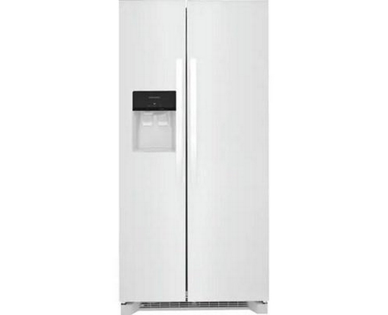 Frigidaire 33-Inch, 22.2 Cu.Ft. Freestanding Side-By-Side Refrigerator With Ice And Water Dispensing System - FRSS2323AW