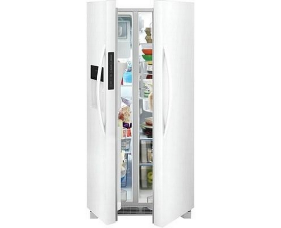 Frigidaire 33-Inch, 22.2 Cu.Ft. Freestanding Side-By-Side Refrigerator With Ice And Water Dispensing System - FRSS2323AW