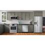 Frigidaire 36-Inch, 25.6 Cu.Ft. Freestanding Side-By-Side Refrigerator With Ice And Water Dispensing System - FRSS2623AS