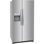 Frigidaire 36-Inch, 25.6 Cu.Ft. Freestanding Side-By-Side Refrigerator With Ice And Water Dispensing System - FRSS2623AS