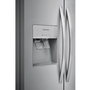 Frigidaire 36-Inch, 25.6 Cu.Ft. Freestanding Side-By-Side Refrigerator With Ice And Water Dispensing System - FRSS2623AS