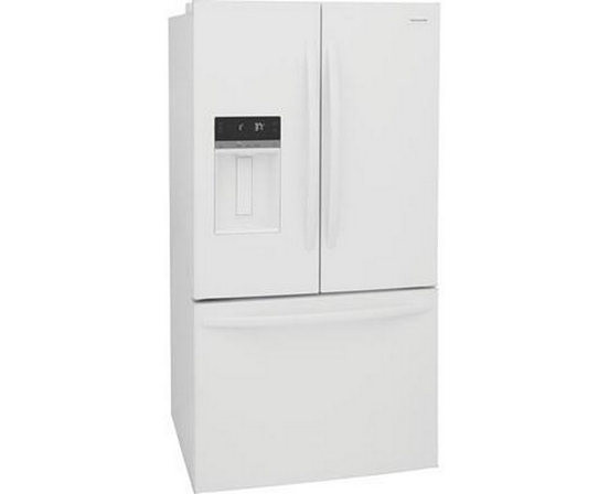 Frigidaire 36-Inch, 27.8 Cu. Ft. French 3-Door Refrigerator With Dispenser - FRFS2823AW