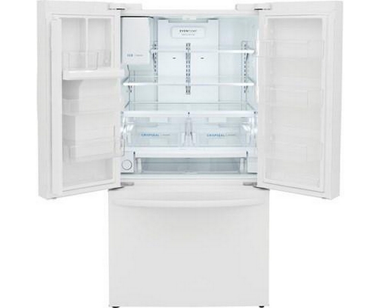 Frigidaire 36-Inch, 27.8 Cu. Ft. French 3-Door Refrigerator With Dispenser - FRFS2823AW