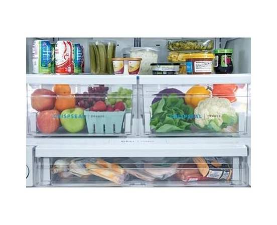 Frigidaire 36-Inch, 27.8 Cu. Ft. French 3-Door Refrigerator With Dispenser - FRFS2823AW