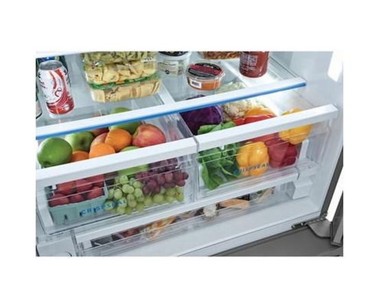 Frigidaire 36-Inch, 27.8 Cu. Ft. French 3-Door Refrigerator With Dispenser - FRFS2823AS