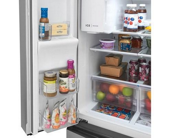 Frigidaire 36-Inch, 26.3 Cu. Ft. French 4-Door Refrigerator With External Water And Ice System - FRMS2733AV