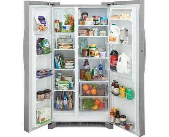 Frigidaire 36-Inch, 26 Cu. Ft. Standard-Depth Side-By-Side Refrigerator - FRSN2610AF