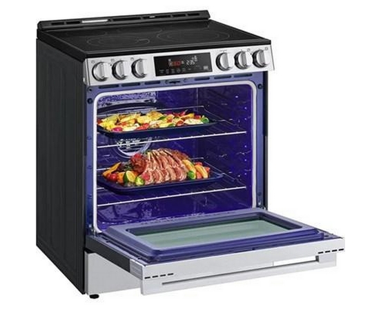 LG 30-Inch Smart Electric Slide-In Range With Air Fry - LSEL6333XE