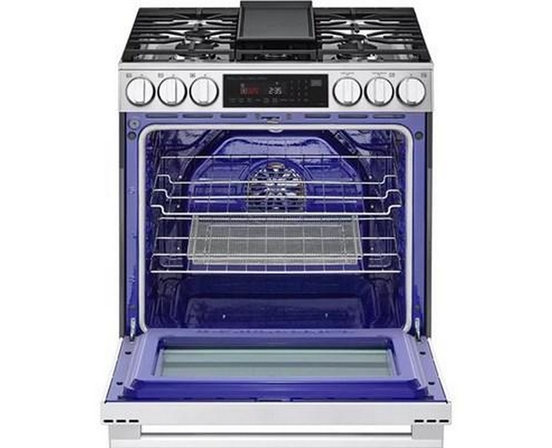 LG 30-Inch Slide-In Gas Range With Air Fry - LSGL6335X