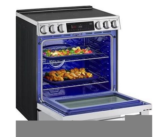 LG 6.3 Cu. Ft. Smart Induction Slide-In Range With Probake Convection® And Instaview® - LSIL6336XE