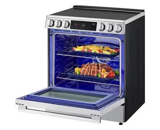 LG 6.3 Cu. Ft. Smart Induction Slide-In Range With Probake Convection® And Instaview® - LSIL6336XE