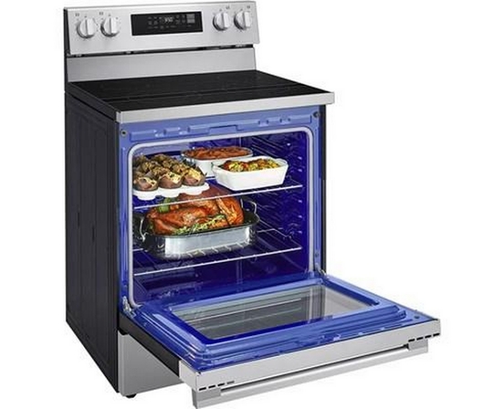 LG 30-Inch 6.3 Cu Ft. Electric Range With Probake Convection And Easyclean® - LREN6321YE