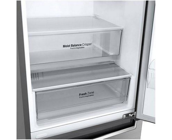 LG 24-Inch, 12 Cu.Ft. Counter-Depth Bottom-Freezer Refrigerator With Multi-Air Flow System - LBNC12231V