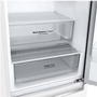 LG 24-Inch, 12 Cu.Ft. Counter-Depth Bottom-Freezer Refrigerator With Multi-Air Flow System - LBNC12231W