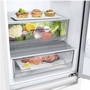 LG 24-Inch, 12 Cu.Ft. Counter-Depth Bottom-Freezer Refrigerator With Multi-Air Flow System - LBNC12231W