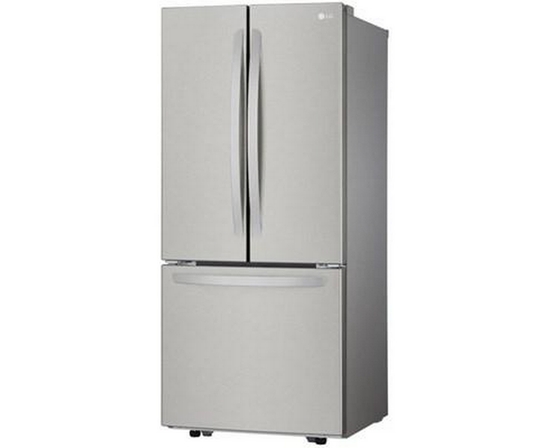 LG 30-Inch, 21.8 Cu.Ft. Freestanding French 3-Door Refrigerator With Smartdiagnosis™ Technology - LRFNS2200S