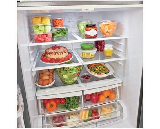 LG 30-Inch, 21.8 Cu.Ft. Freestanding French 3-Door Refrigerator With Smartdiagnosis™ Technology - LRFNS2200S