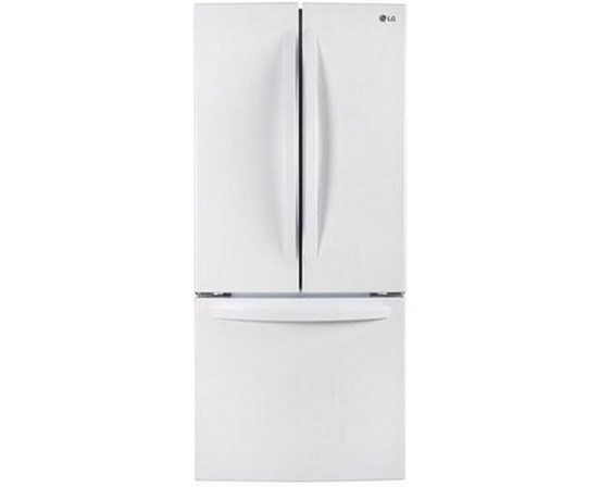 LG 30-Inch, 21.8 Cu.Ft. Freestanding French 3-Door Refrigerator With Smartdiagnosis™ Technology - LRFNS2200W