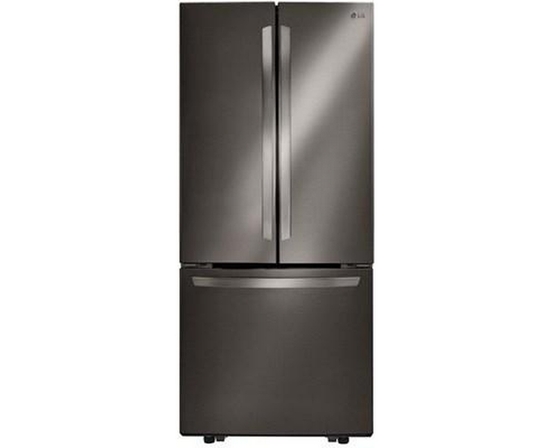 LG 30-Inch, 21.8 Cu.Ft. Freestanding French 3-Door Refrigerator With Smartdiagnosis™ Technology - LRFNS2200D