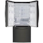 LG 30-Inch, 21.8 Cu.Ft. Freestanding French 3-Door Refrigerator With Smartdiagnosis™ Technology - LRFNS2200D
