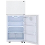LG 30-Inch, 20.2 Cu.Ft. Freestanding Top Freezer Refrigerator With Smart Diagnosis™ - LTCS20020W