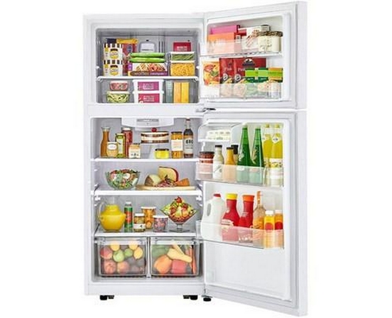 LG 30-Inch, 20.2 Cu.Ft. Freestanding Top Freezer Refrigerator With Smart Diagnosis™ - LTCS20020W