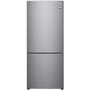 LG 28-Inch, 14.7 Cu.Ft. Counter-Depth Bottom Freezer Refrigerator With Multi-Air Flow Cooling - LBNC15251V