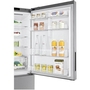 LG 28-Inch, 14.7 Cu.Ft. Counter-Depth Bottom Freezer Refrigerator With Multi-Air Flow Cooling - LBNC15251V