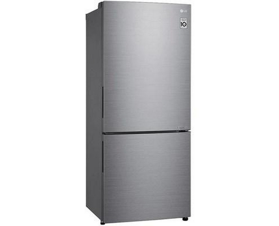 LG 28-Inch, 14.7 Cu.Ft. Counter-Depth Bottom Freezer Refrigerator With Multi-Air Flow Cooling - LBNC15251V