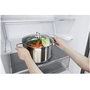 LG 28-Inch, 14.7 Cu.Ft. Counter-Depth Bottom Freezer Refrigerator With Multi-Air Flow Cooling - LBNC15251V