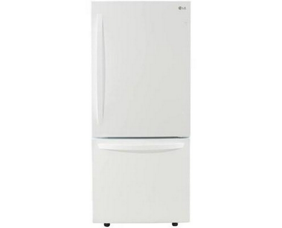 LG 30-Inch, 22.1 Cu.Ft. Freestanding Bottom Freezer Refrigerator With Multi-Air Flow System - LRDNS2200W
