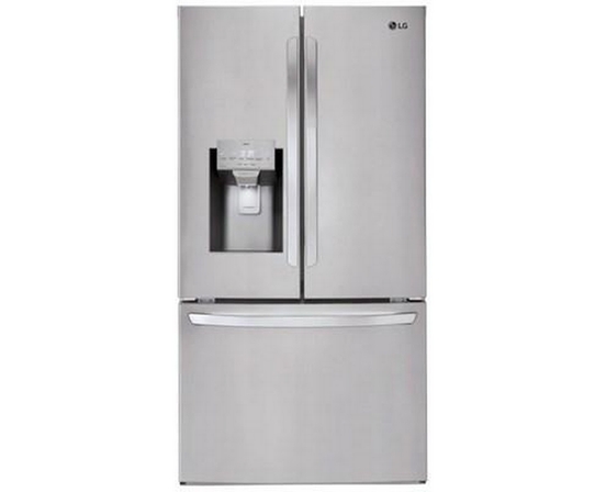 LG 36-Inch 27.7 Cu. Ft. 3-Door French Door Refrigerator With Smart Diagnosis - LRFS28XBS
